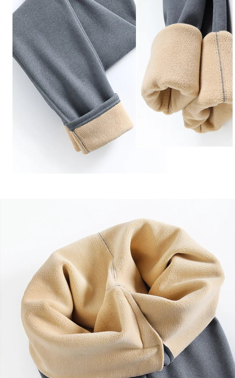Ensemble Thermique Hiver Ultra Chaud | Haut + Pantalon Doublés Polaire | Confort Élastique Peau-Douce | Homme & Femme