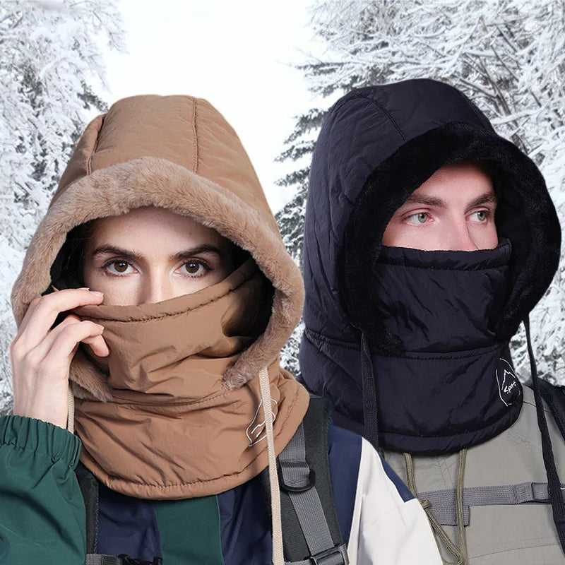 Balaclava Hiver Chaude Unisexe – Cagoule Polaire Respirante avec Cache-Cou | Anti-Vent, Ultra-Douce, Outdoor Sports