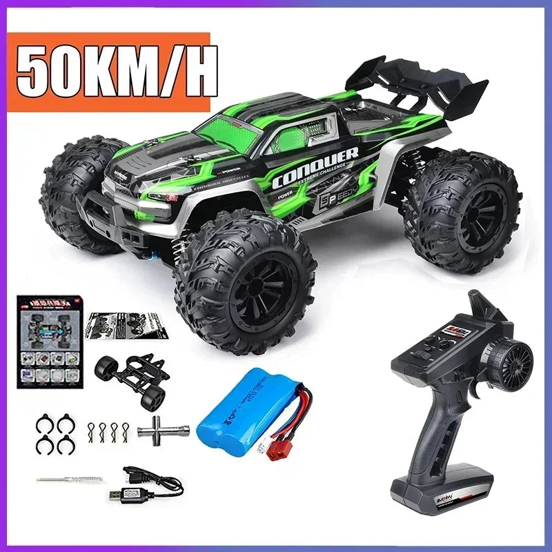 Voiture RC Brushless 4WD 1:16 – Haute Vitesse 70 km/h, Télécommande Longue Portée, Modèle Racing Tout-Terrain | SCY 16101/16102/16103 PRO