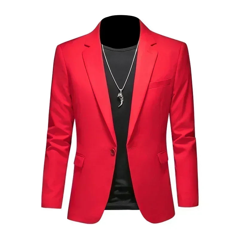 Blazer homme business – Style élégant, coupe slim, plusieurs couleurs, idéal affaires & mariage