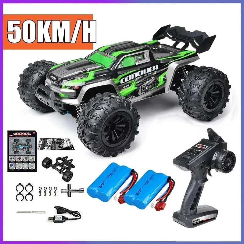 Voiture RC Brushless 4WD 1:16 – Haute Vitesse 70 km/h, Télécommande Longue Portée, Modèle Racing Tout-Terrain | SCY 16101/16102/16103 PRO