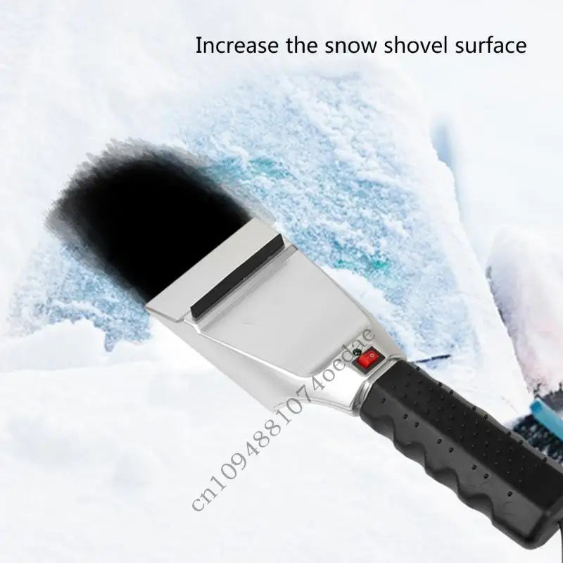 Raclette Dégivrante Électrique 12V – Grattoir Chauffant pour Pare-Brise | Outil Anti-Glace Universel Hiver