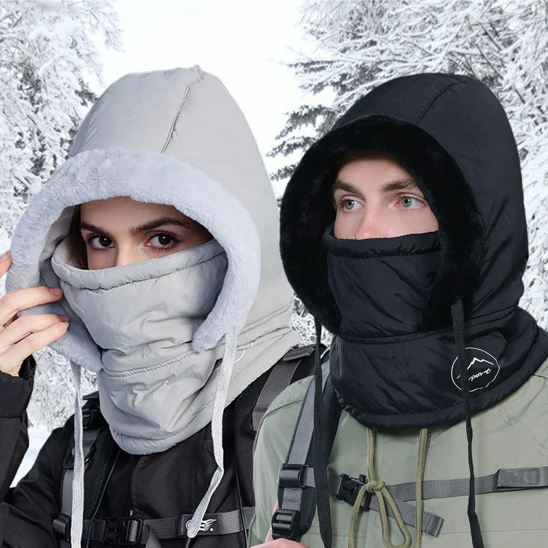Balaclava Hiver Chaude Unisexe – Cagoule Polaire Respirante avec Cache-Cou | Anti-Vent, Ultra-Douce, Outdoor Sports