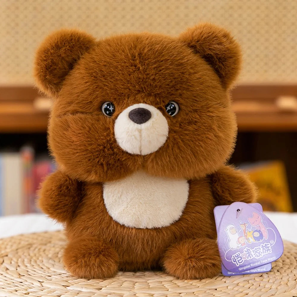 Peluche 16 cm – Capybara, Éléphant, Lapin et Ourson – Doudou Doux et Adorable