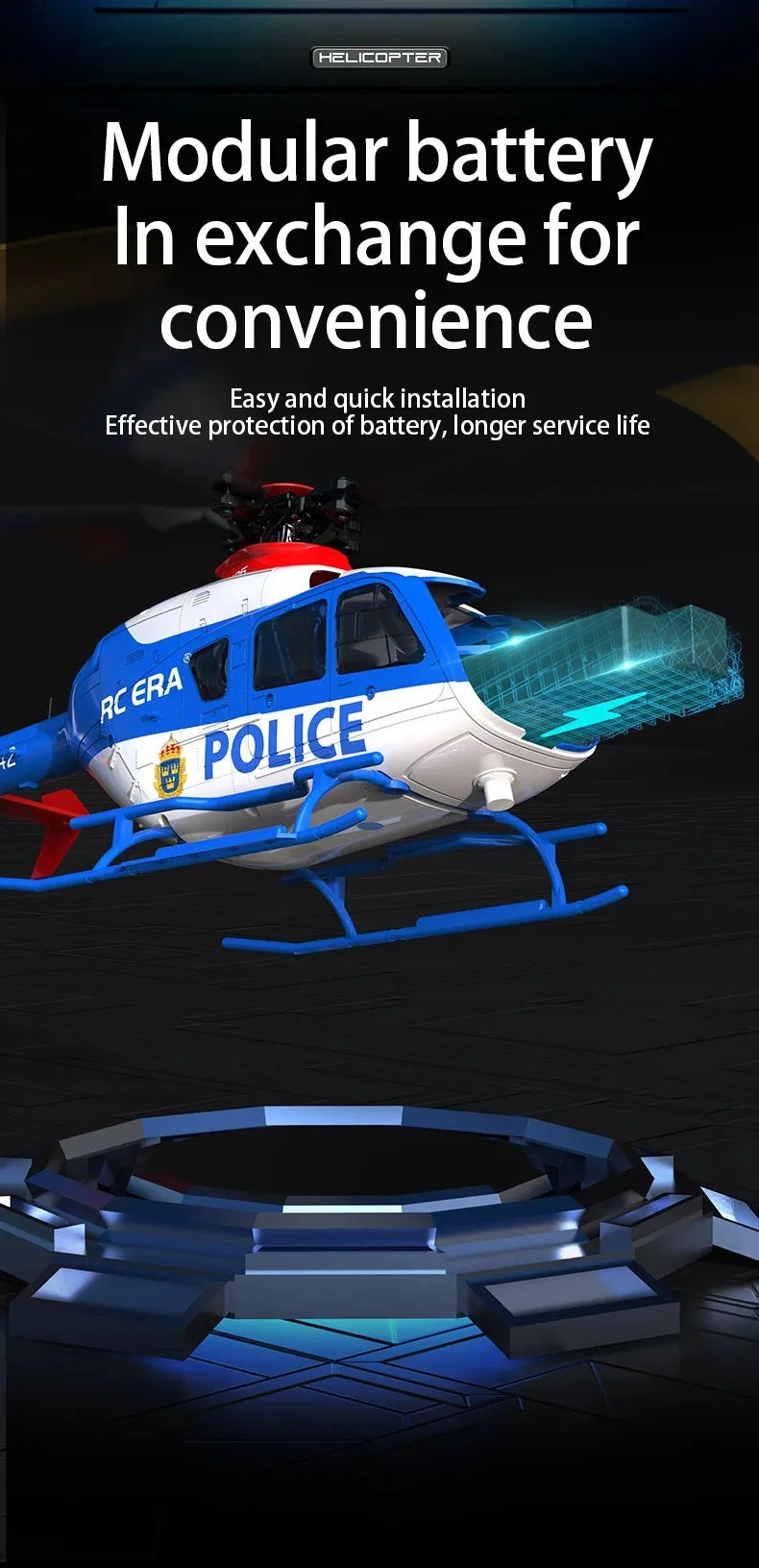 Hélicoptère RC Professionnel – Avion Télécommandé Rechargeable | Vol Stable, Décollage 1-Clic, Jouet Enfant & Adulte RC C123/C189