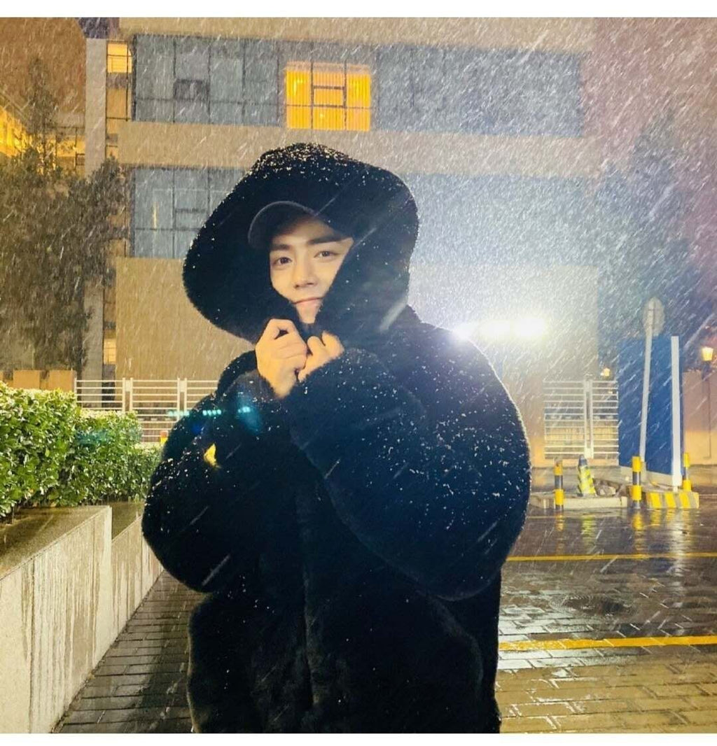 Manteau Hiver Velours Épais Femme – Fourrure Imitation Lapin, Capuche Plush, Coupe Loose Coréenne | Veste Chaude & Luxe