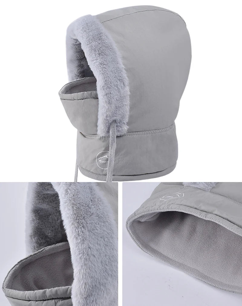 Balaclava Hiver Chaude Unisexe – Cagoule Polaire Respirante avec Cache-Cou | Anti-Vent, Ultra-Douce, Outdoor Sports
