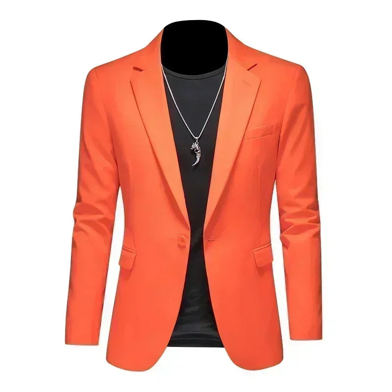Blazer homme business – Style élégant, coupe slim, plusieurs couleurs, idéal affaires & mariage