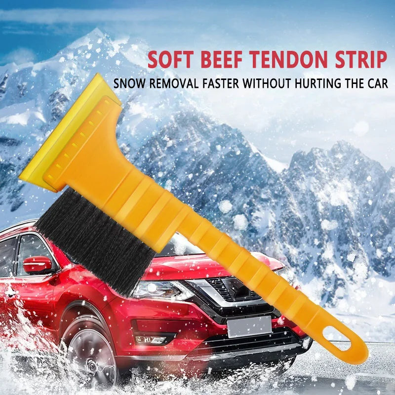 Outil Hiver 2-en-1 pour Voiture – Pelle à Neige + Brosse Antigivre | Compact, Flexible & Sécuritaire