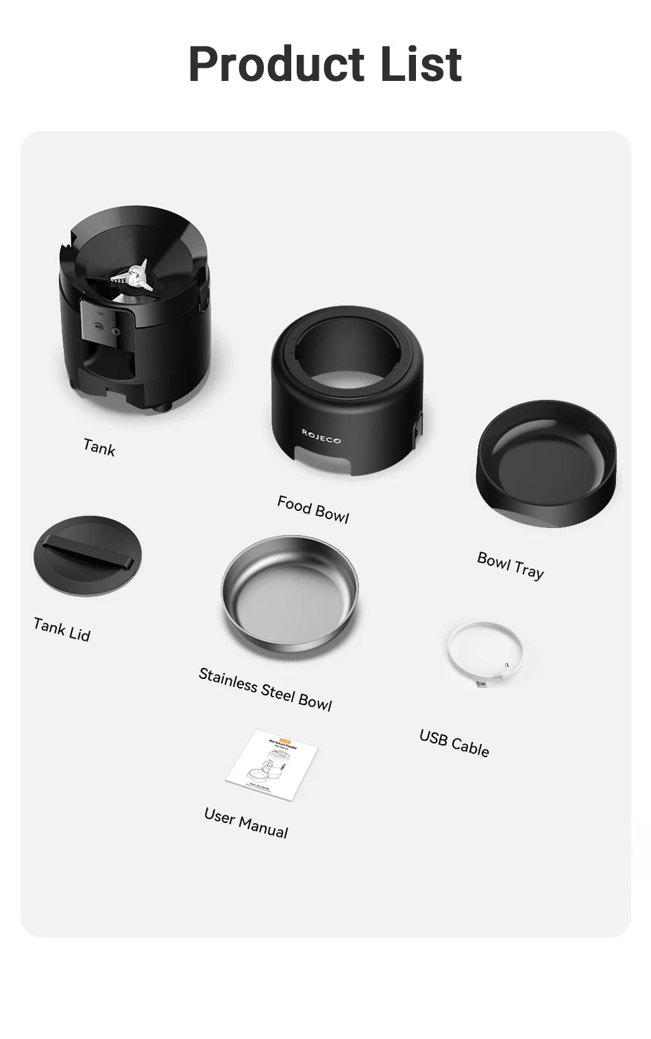 Distributeur Automatique Intelligent pour Animaux 2L – WiFi App Control | Gamelle Connectée pour Chats & Chiens, Programmable & Anti-Bourrage