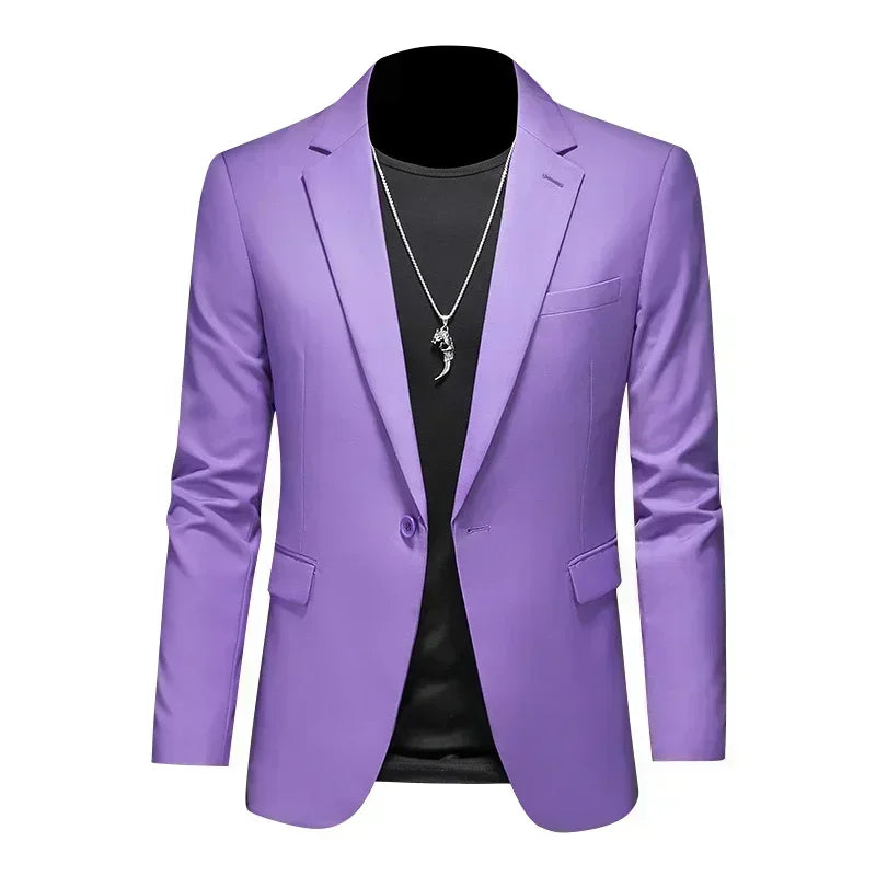 Blazer homme business – Style élégant, coupe slim, plusieurs couleurs, idéal affaires & mariage