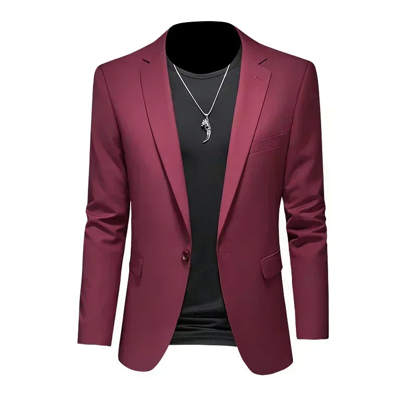 Blazer homme business – Style élégant, coupe slim, plusieurs couleurs, idéal affaires & mariage
