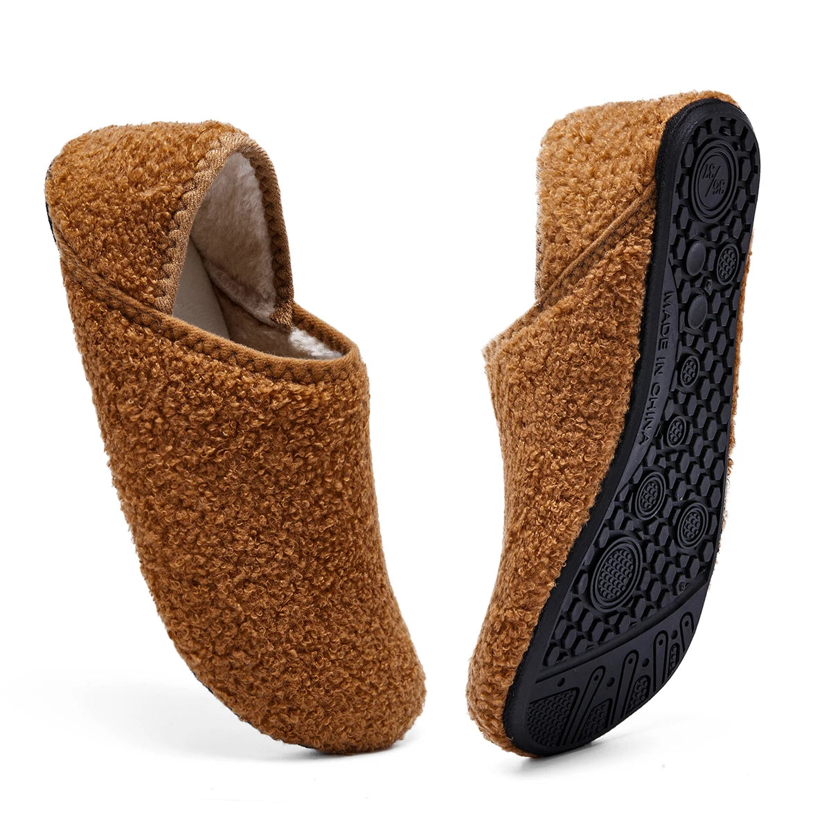 Chaussons D’Hiver Doux en Coton – Antidérapants, Chauds & Confortables | Pantoufles Maison Unisexes