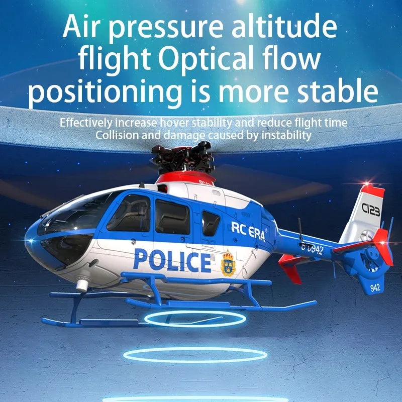 Hélicoptère RC Professionnel – Avion Télécommandé Rechargeable | Vol Stable, Décollage 1-Clic, Jouet Enfant & Adulte RC C123/C189