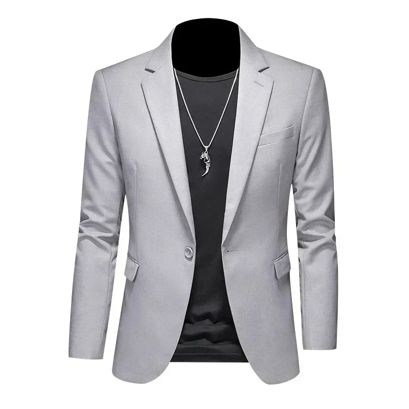 Blazer homme business – Style élégant, coupe slim, plusieurs couleurs, idéal affaires & mariage