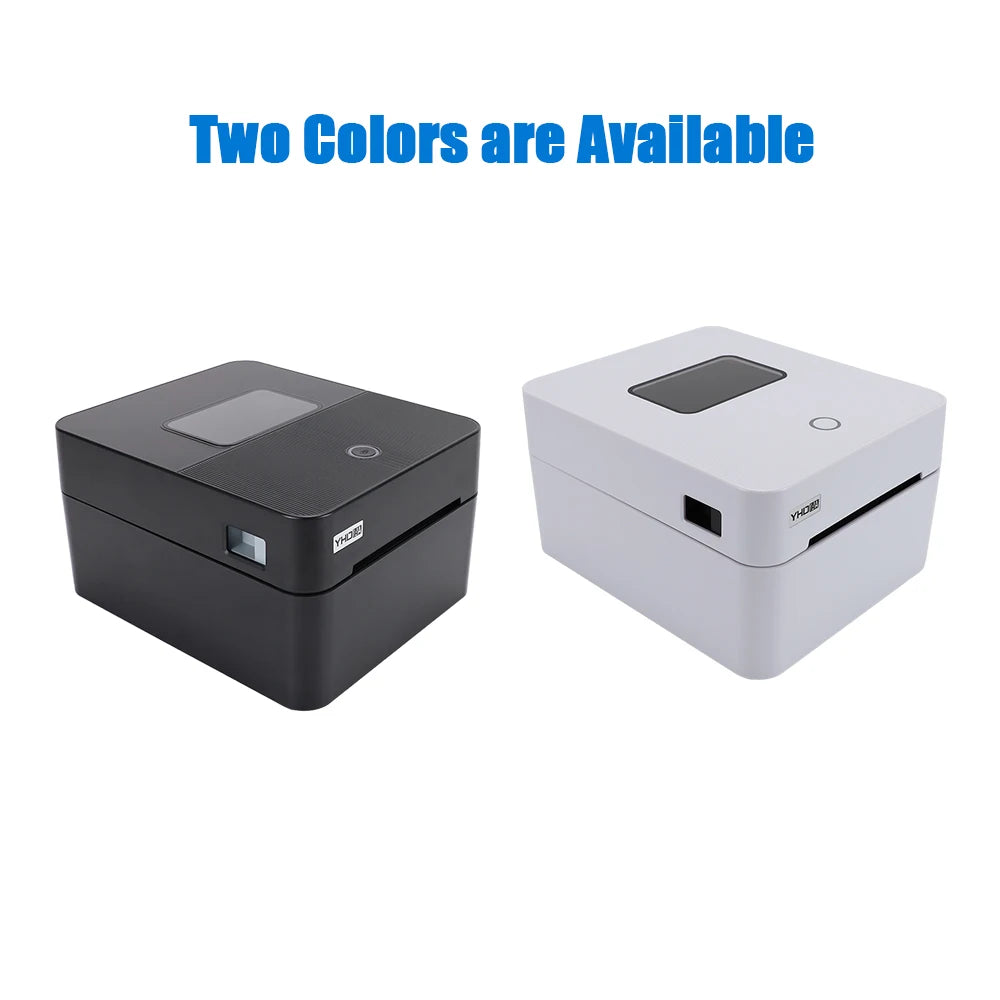 Imprimante Thermique 4x6 – Imprimante d’Étiquettes d’Expédition USB/WiFi/BT | Impression Rapide pour Colis & Codes-Barres