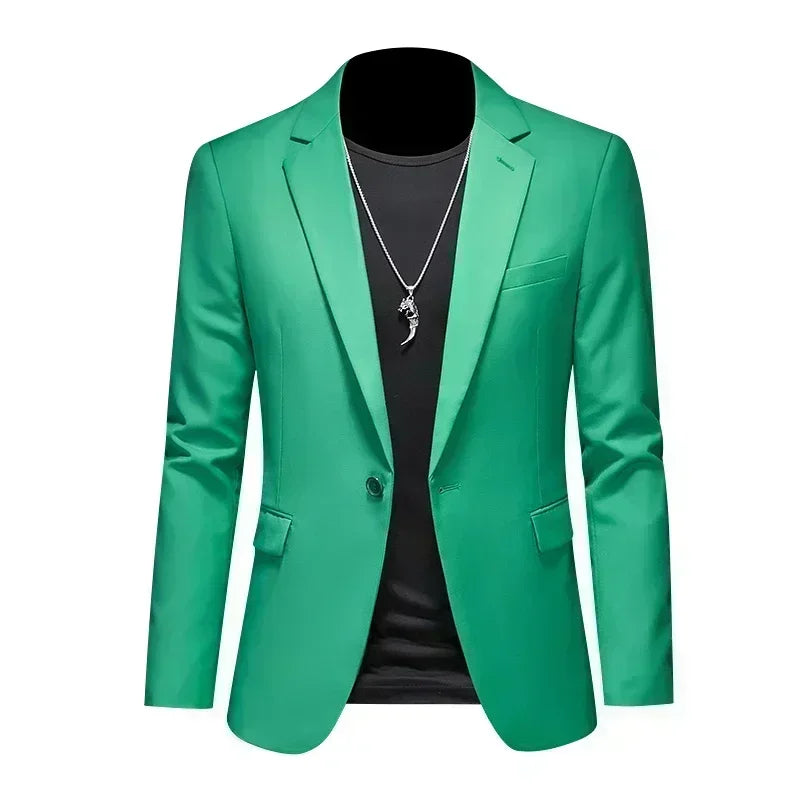 Blazer homme business – Style élégant, coupe slim, plusieurs couleurs, idéal affaires & mariage