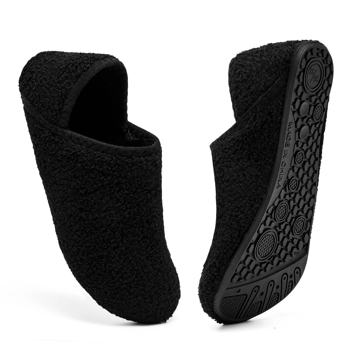 Chaussons D’Hiver Doux en Coton – Antidérapants, Chauds & Confortables | Pantoufles Maison Unisexes