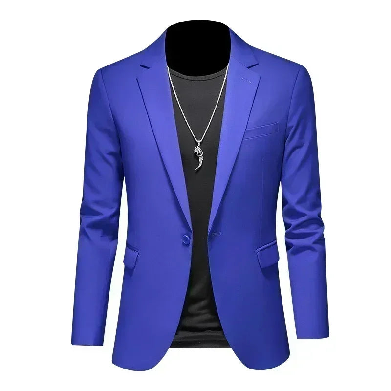 Blazer homme business – Style élégant, coupe slim, plusieurs couleurs, idéal affaires & mariage