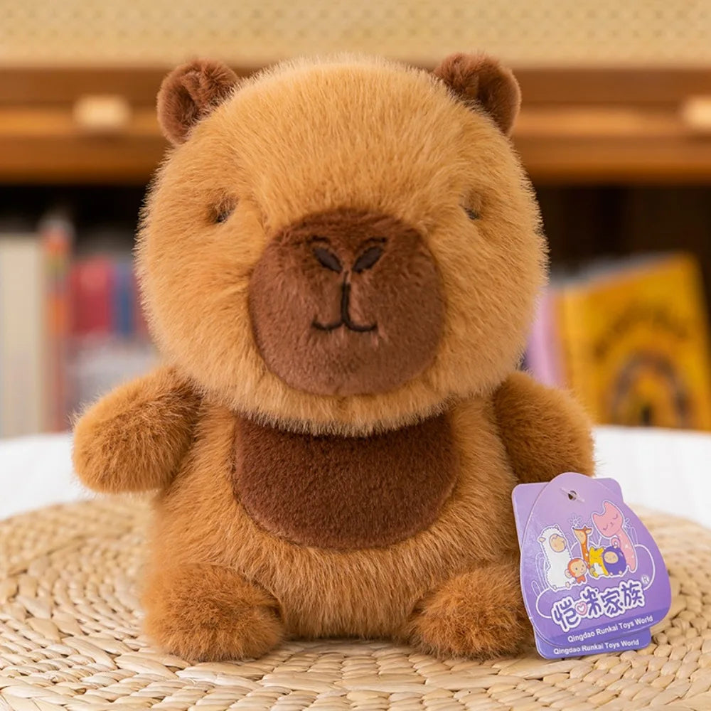 Peluche 16 cm – Capybara, Éléphant, Lapin et Ourson – Doudou Doux et Adorable