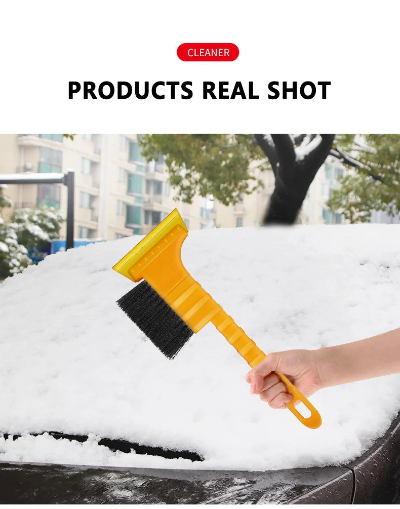 Outil Hiver 2-en-1 pour Voiture – Pelle à Neige + Brosse Antigivre | Compact, Flexible & Sécuritaire