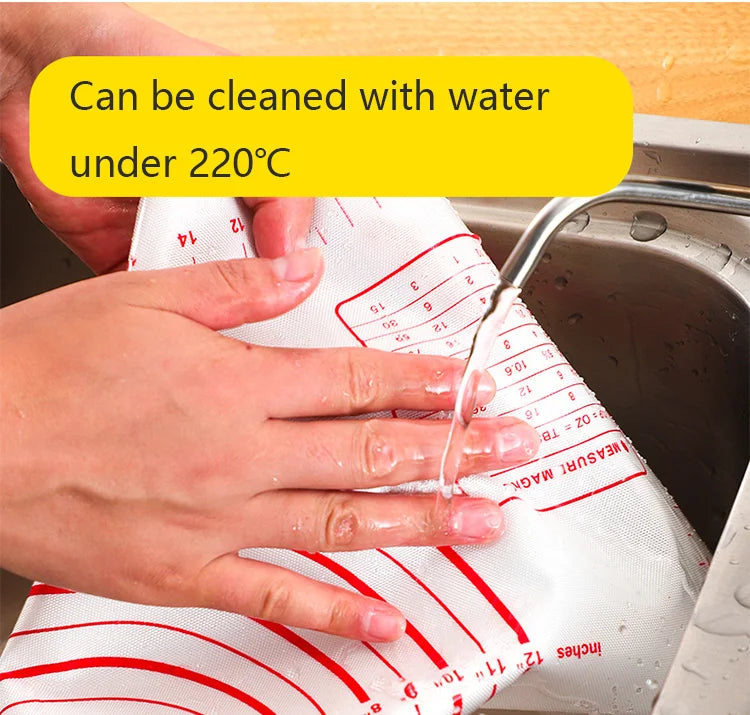 Tapis de Pétrissage en Silicone – Tapis Antiadhésif pour Pâte, Pizza, Pain & Pâtisserie | Résistant à la Chaleur & Réutilisable