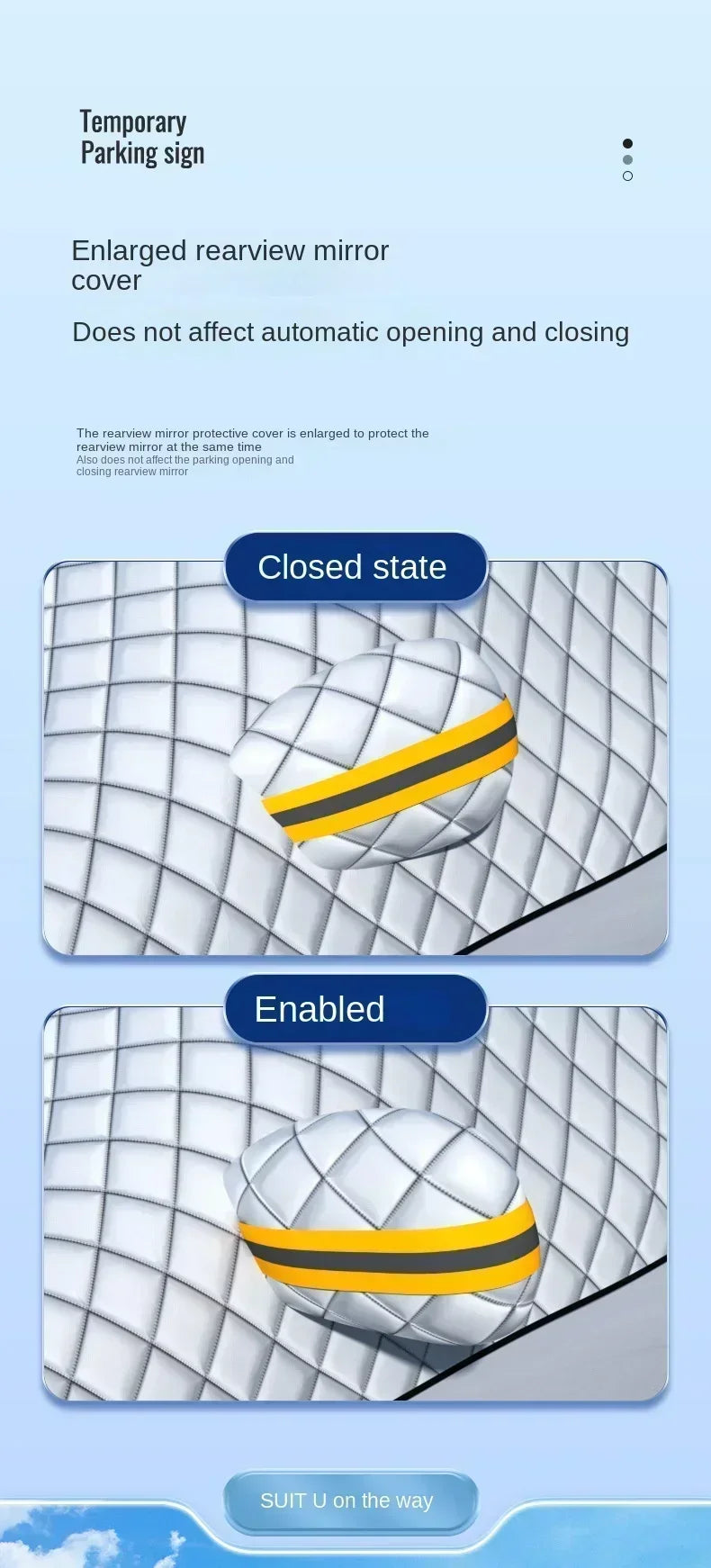 Pare-neige d'hiver pour pare-brise de voiture, protection solaire, antigel, anti-givre, housse de pare-brise avant