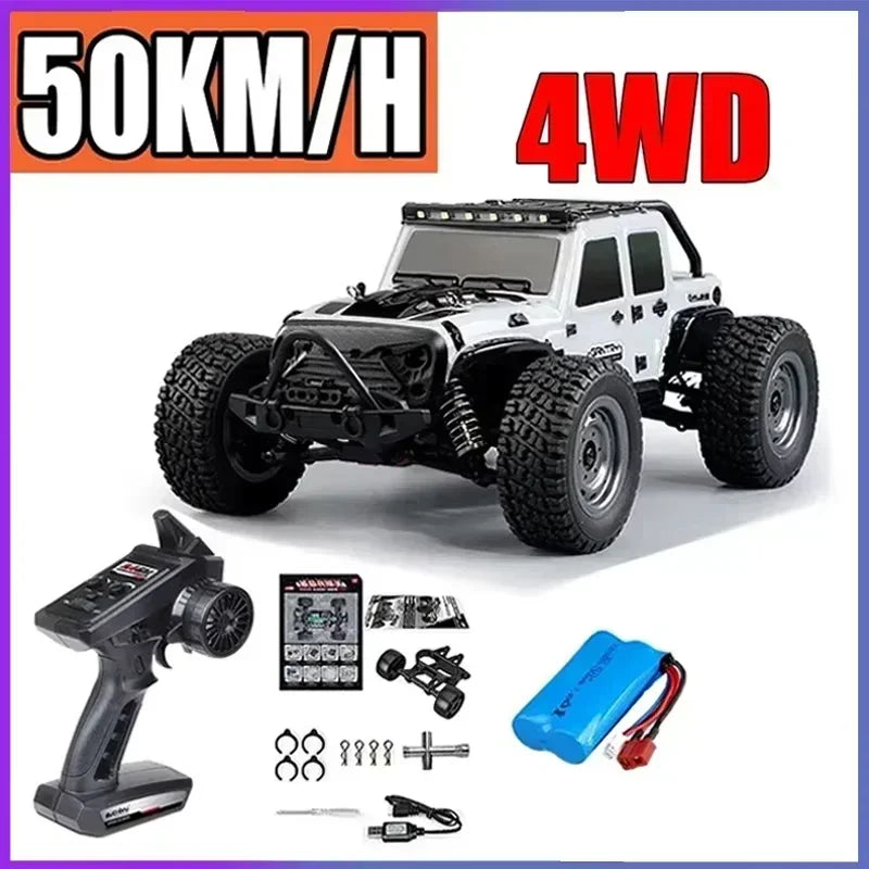 Voiture RC Brushless 4WD 1:16 – Haute Vitesse 70 km/h, Télécommande Longue Portée, Modèle Racing Tout-Terrain | SCY 16101/16102/16103 PRO