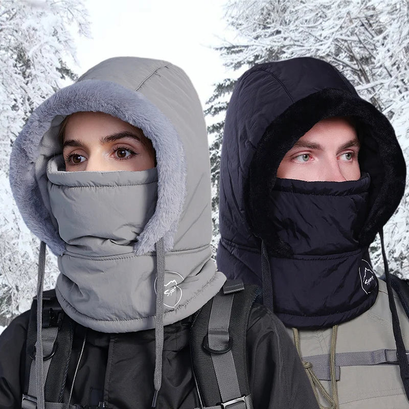 Balaclava Hiver Chaude Unisexe – Cagoule Polaire Respirante avec Cache-Cou | Anti-Vent, Ultra-Douce, Outdoor Sports