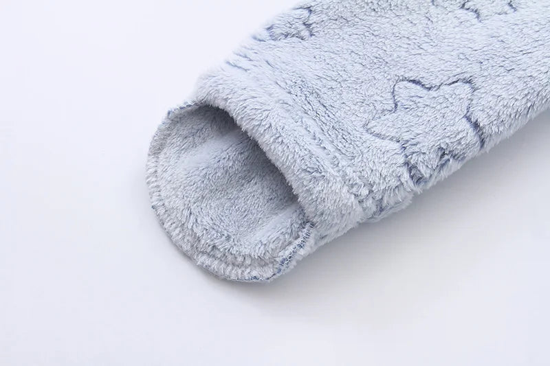 Combinaison Hiver Bébé – Pilote Chaud en Flanelle pour Garçon & Fille (0–12 Mois)