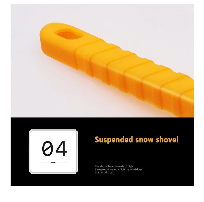 Outil Hiver 2-en-1 pour Voiture – Pelle à Neige + Brosse Antigivre | Compact, Flexible & Sécuritaire
