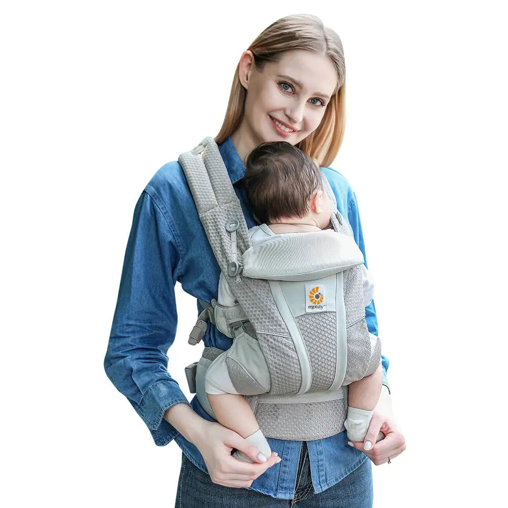 Porte-Bébé Ergonomique Respirable 4 Positions – Soutien Lombaire, Confort Bébé & Parent (3,5–20 kg)