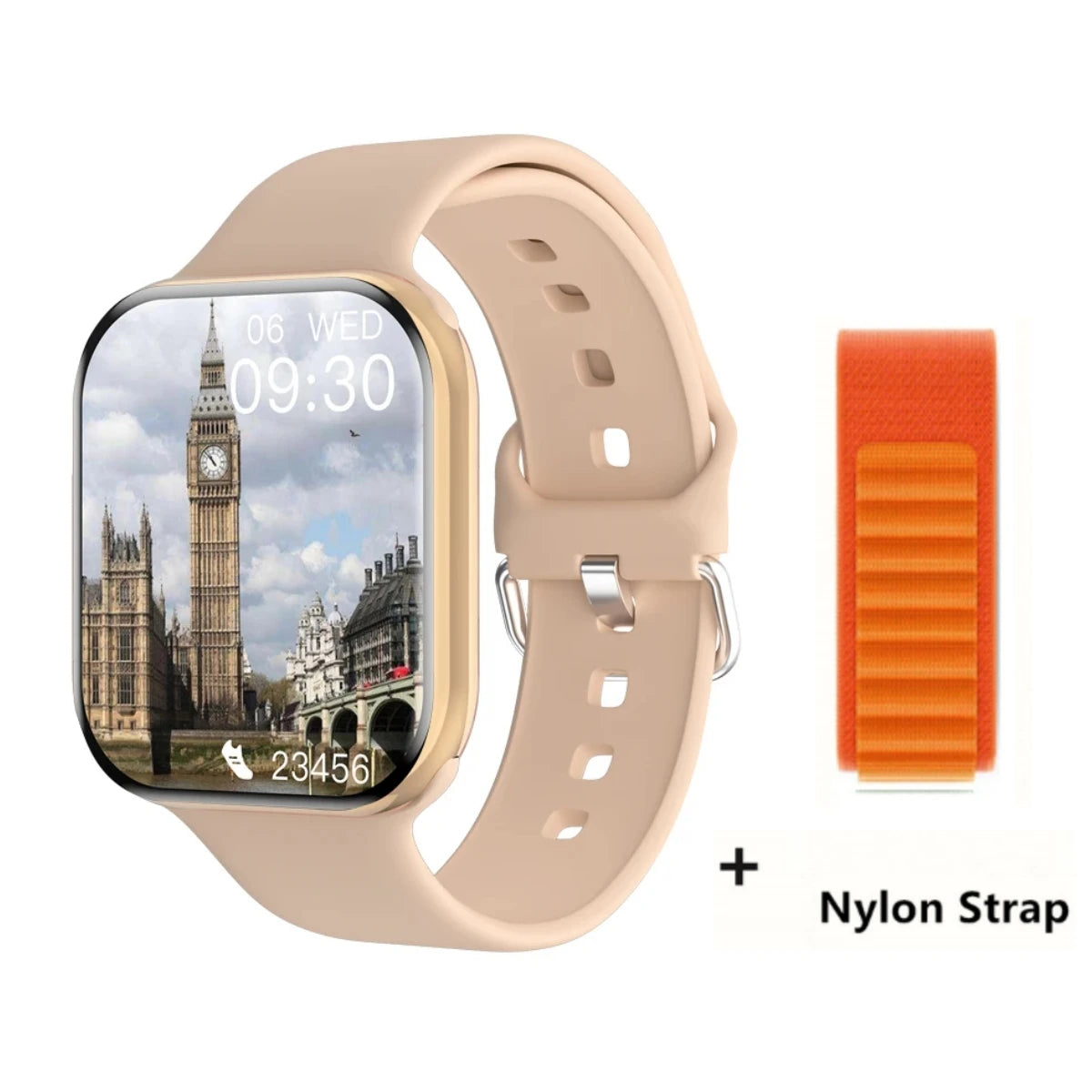 DTNew Watch Series 10 – Smartwatch 2025 Bluetooth Call, NFC, GPS, Body Temperature, Fitness Tracking – Compatible Android & iOS