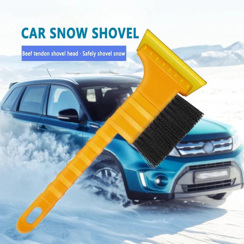 Outil Hiver 2-en-1 pour Voiture – Pelle à Neige + Brosse Antigivre | Compact, Flexible & Sécuritaire