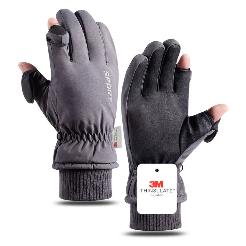 Gants d’Hiver -40°C Imperméables & Antifroid | Tactile, Antidérapants, Cyclisme & Ski | Doublure Chaude Coupe-Vent