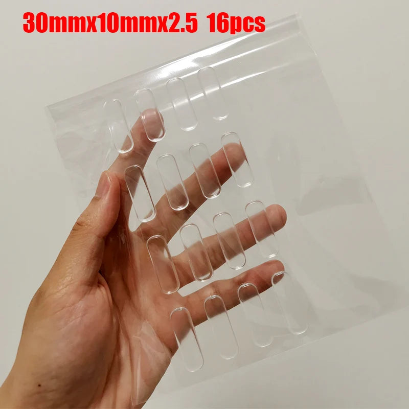 Pastilles Antidérapantes Transparente – Patins en Silicone Auto-Adhésifs pour Meubles, Portes & Tiroirs | Anti-Choc et Anti-Bruit