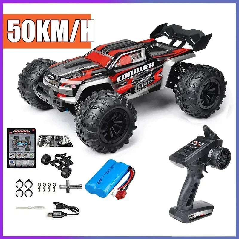 Voiture RC Brushless 4WD 1:16 – Haute Vitesse 70 km/h, Télécommande Longue Portée, Modèle Racing Tout-Terrain | SCY 16101/16102/16103 PRO