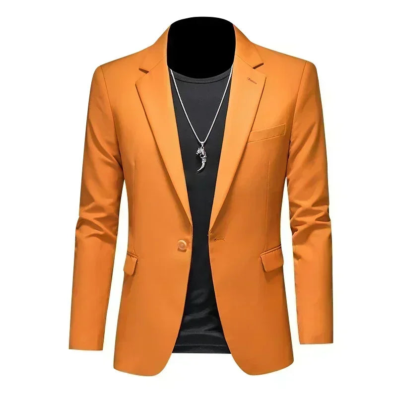 Blazer homme business – Style élégant, coupe slim, plusieurs couleurs, idéal affaires & mariage