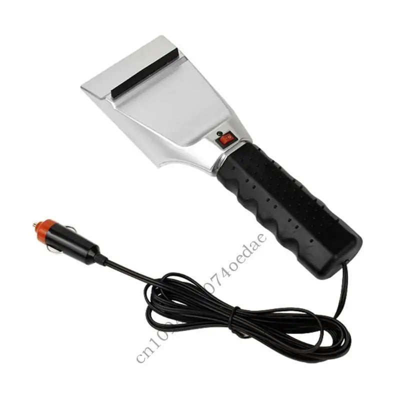 Raclette Dégivrante Électrique 12V – Grattoir Chauffant pour Pare-Brise | Outil Anti-Glace Universel Hiver