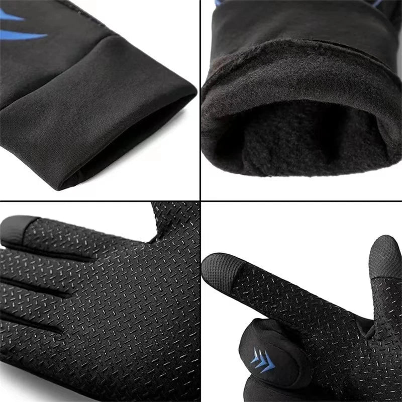 Gants Thermiques Hiver Waterproof pour Cyclisme – Anti-Dérapants, Écran Tactile, Coupe-Vent | Vélo, Ski & Outdoor