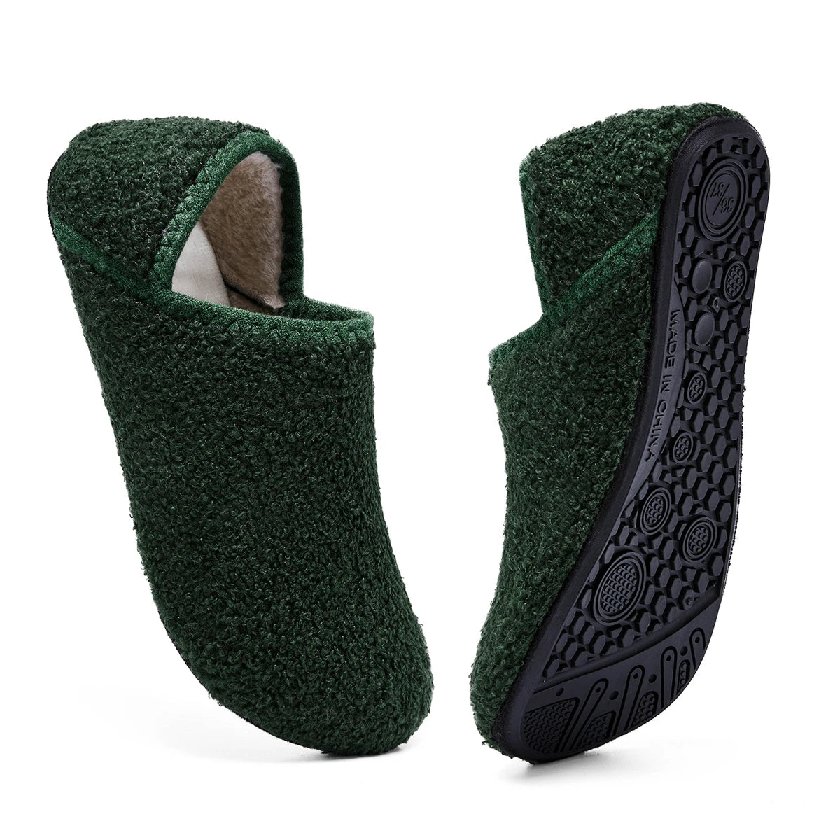 Chaussons D’Hiver Doux en Coton – Antidérapants, Chauds & Confortables | Pantoufles Maison Unisexes