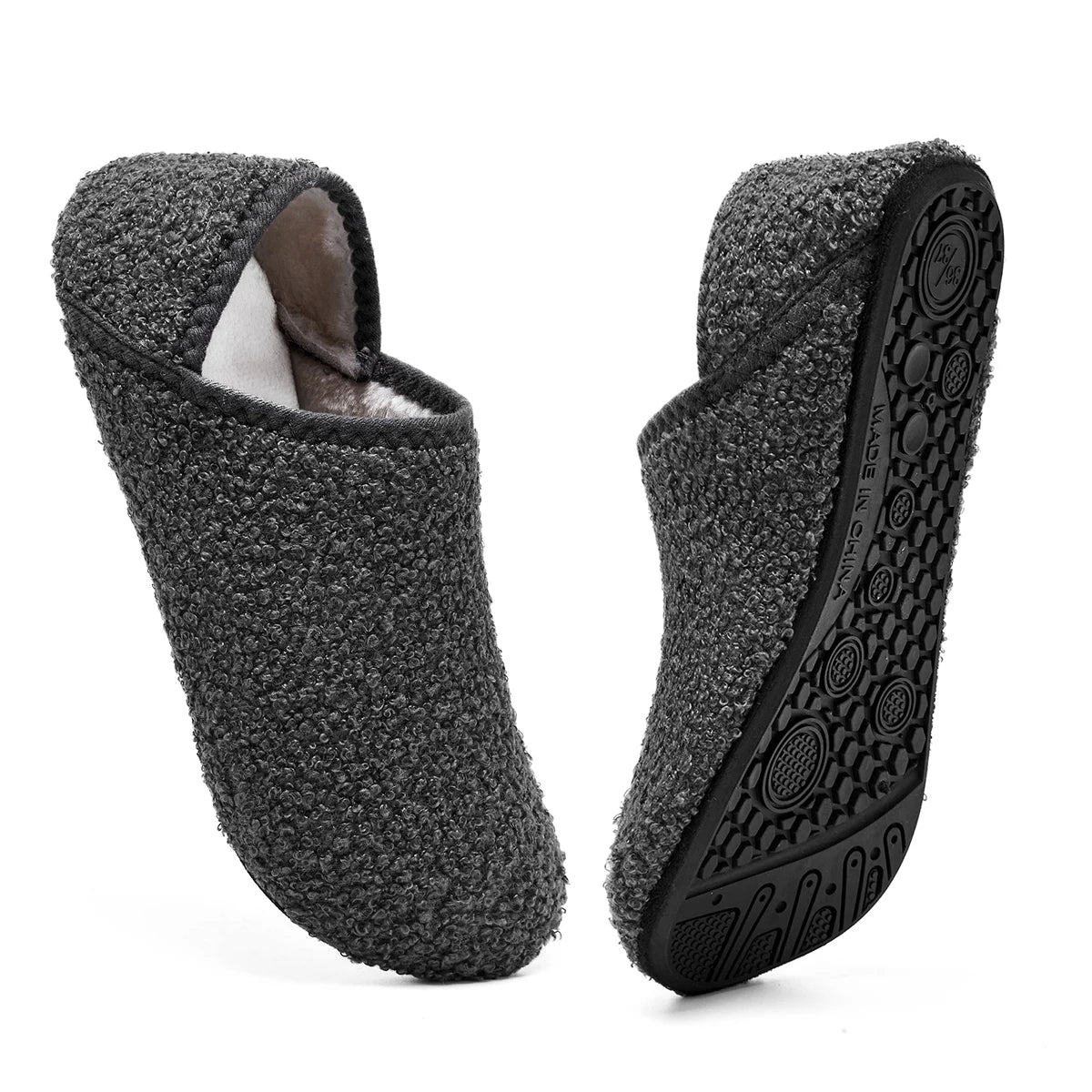 Chaussons D’Hiver Doux en Coton – Antidérapants, Chauds & Confortables | Pantoufles Maison Unisexes