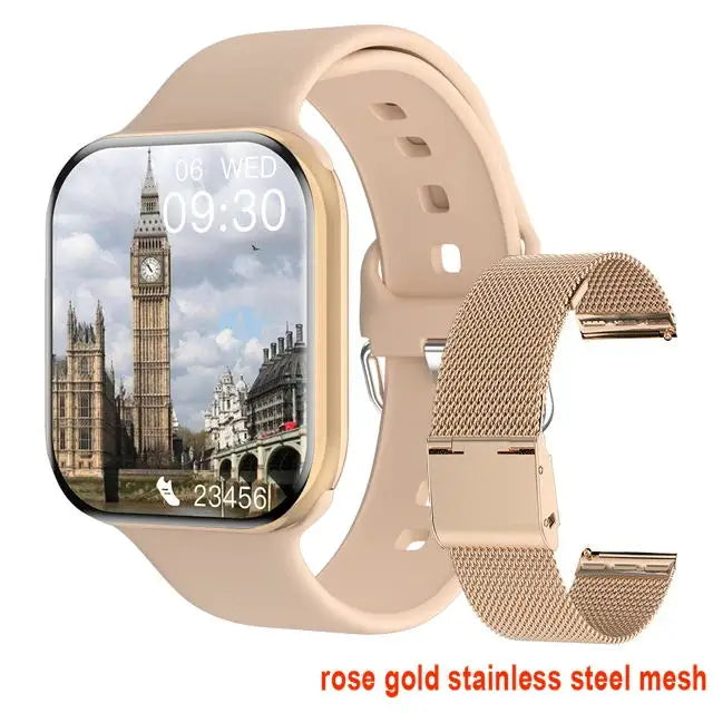 DTNew Watch Series 10 – Smartwatch 2025 Bluetooth Call, NFC, GPS, Body Temperature, Fitness Tracking – Compatible Android & iOS