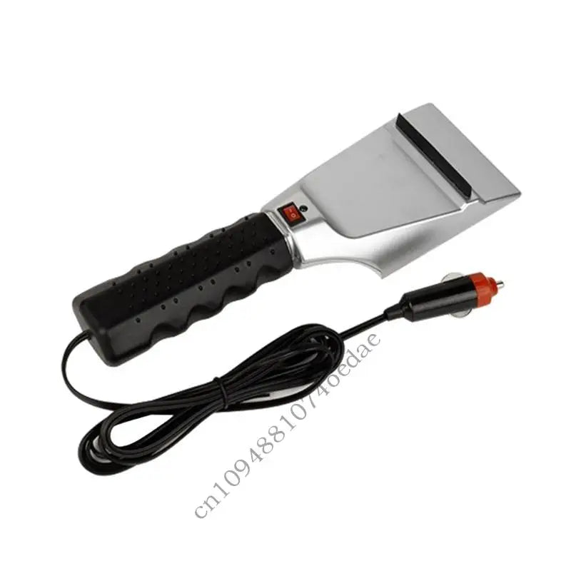 Raclette Dégivrante Électrique 12V – Grattoir Chauffant pour Pare-Brise | Outil Anti-Glace Universel Hiver