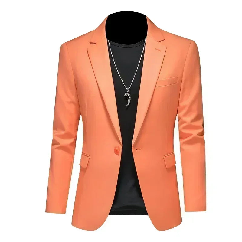 Blazer homme business – Style élégant, coupe slim, plusieurs couleurs, idéal affaires & mariage