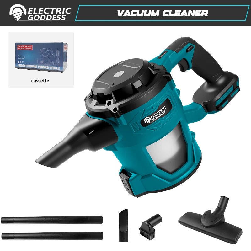 Aspirateur Sans Fil 16000Pa 32,000RPM – Sec & Humide, Rechargeable, Puissant Collecteur de Poussière Compatible Makita 18V (Sans Batterie) - Aspirateur Sans Fil - BDM Beauty & Fashion Intl.