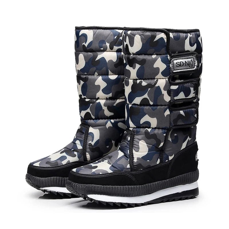 Bottes Neige Femme Hiver 2025 – Imperméables, Antidérapantes, Intérieur Fourrure Chaude | Snow Boots Warm & Waterproof - BDM Beauty & Fashion Intl.