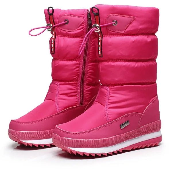 Bottes Neige Femme Hiver 2025 – Imperméables, Antidérapantes, Intérieur Fourrure Chaude | Snow Boots Warm & Waterproof - BDM Beauty & Fashion Intl.