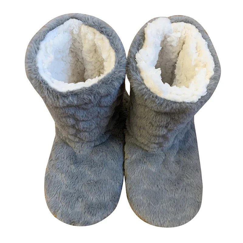 Chaussons Hiver Tube Haut Ultra Chauds | Antidérapants & Doux Intérieur Peluche | Pantoufles Maison Unisex - Chaussons d’Hiver / Winter Plush Slippers - BDM Beauty & Fashion Intl.