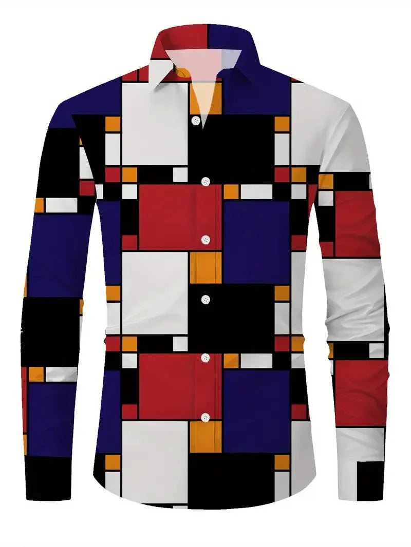 Chemise Homme Manches Longues Soie & Bambou – Casual Élégante - Chemise Homme - BDM Beauty & Fashion Intl.